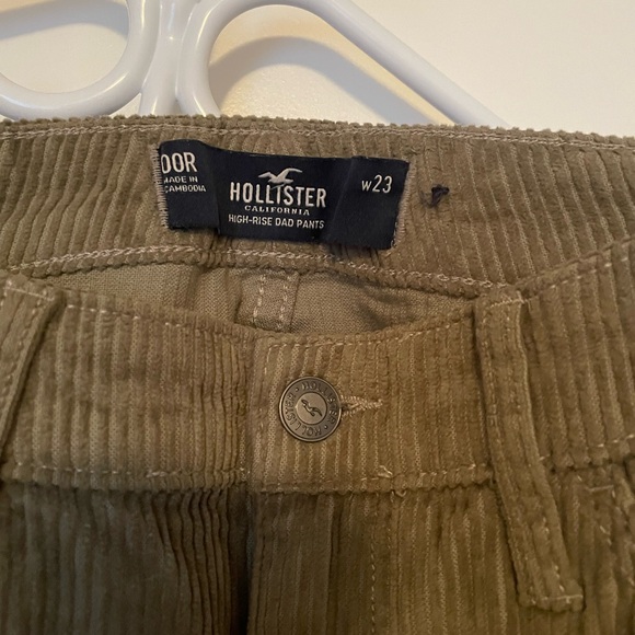 Corduroy green jeans - Picture 2 of 2